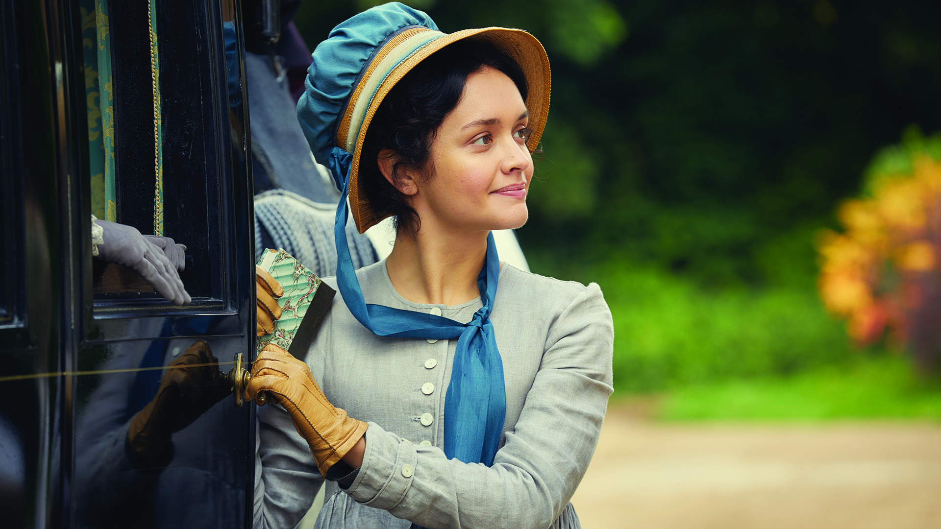 Olivia Cooke (Becky) in una foto backstage di Vanity Fair. Credits: ITV PIc